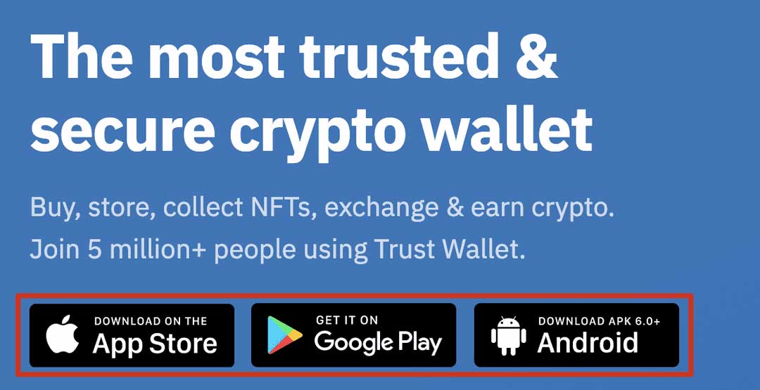 Trust Wallet hỗ trợ nhiều nền tảng khác nhau