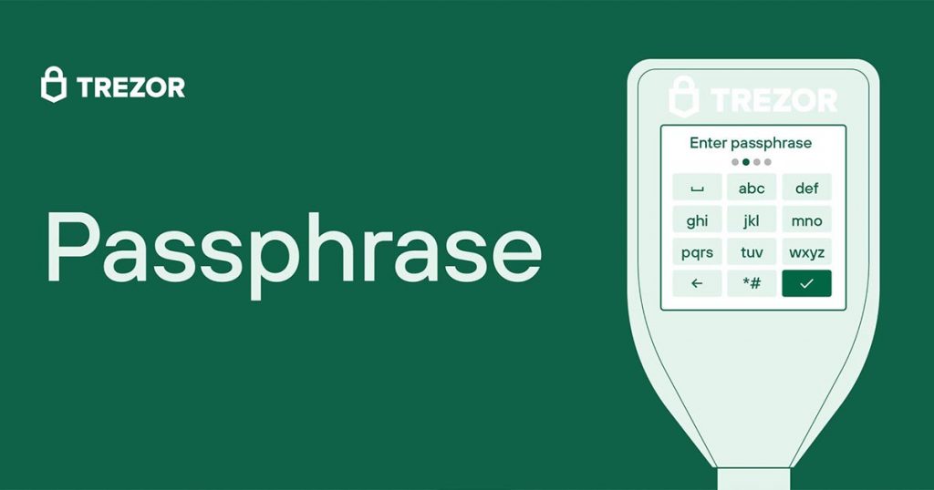 Passphrese là biện pháp tăng cường thêm phương pháp dự phòng khi ví xảy ra sự cố
