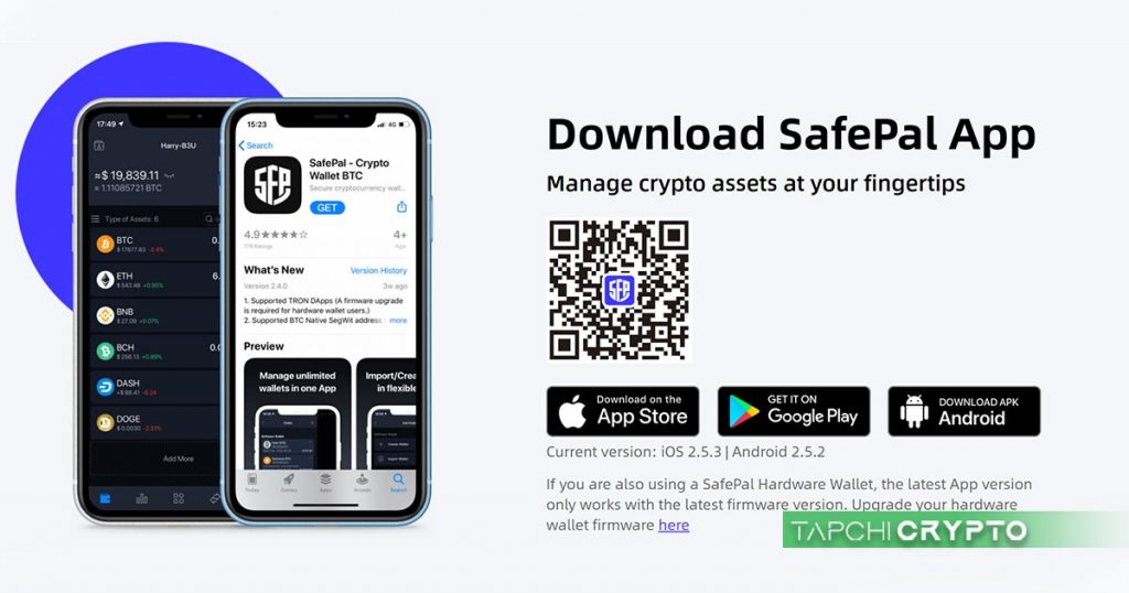 SafePal app hỗ trợ đồng bộ trên các nền tảng khác nhau.