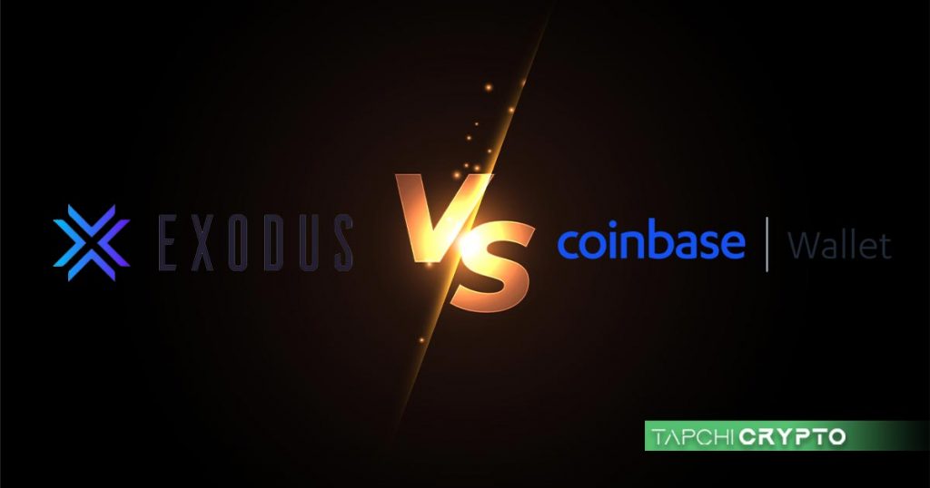 Ví Exodus và ví Coinbase đều do hai công ty lớn tại Mỹ điều hành.