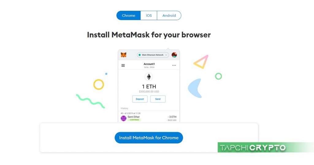 Trên máy tính để tạo ví Metamask bạn nên dùng trình duyệt Chrome hoặc Firefox.