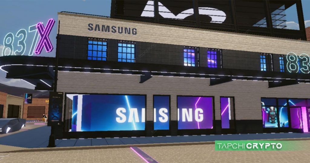 Cửa hàng của Samsung đầu tiên trong vũ trụ ảo của Decentraland.