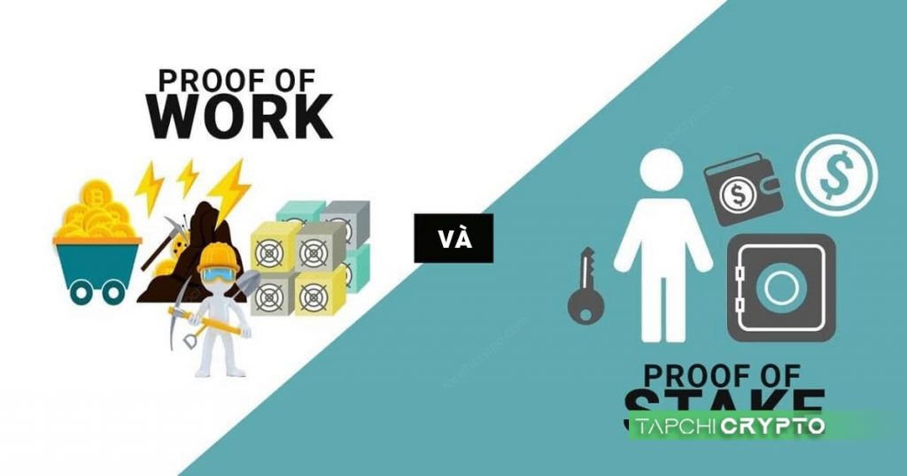 So sánh Proof of Work và Proof of Stake